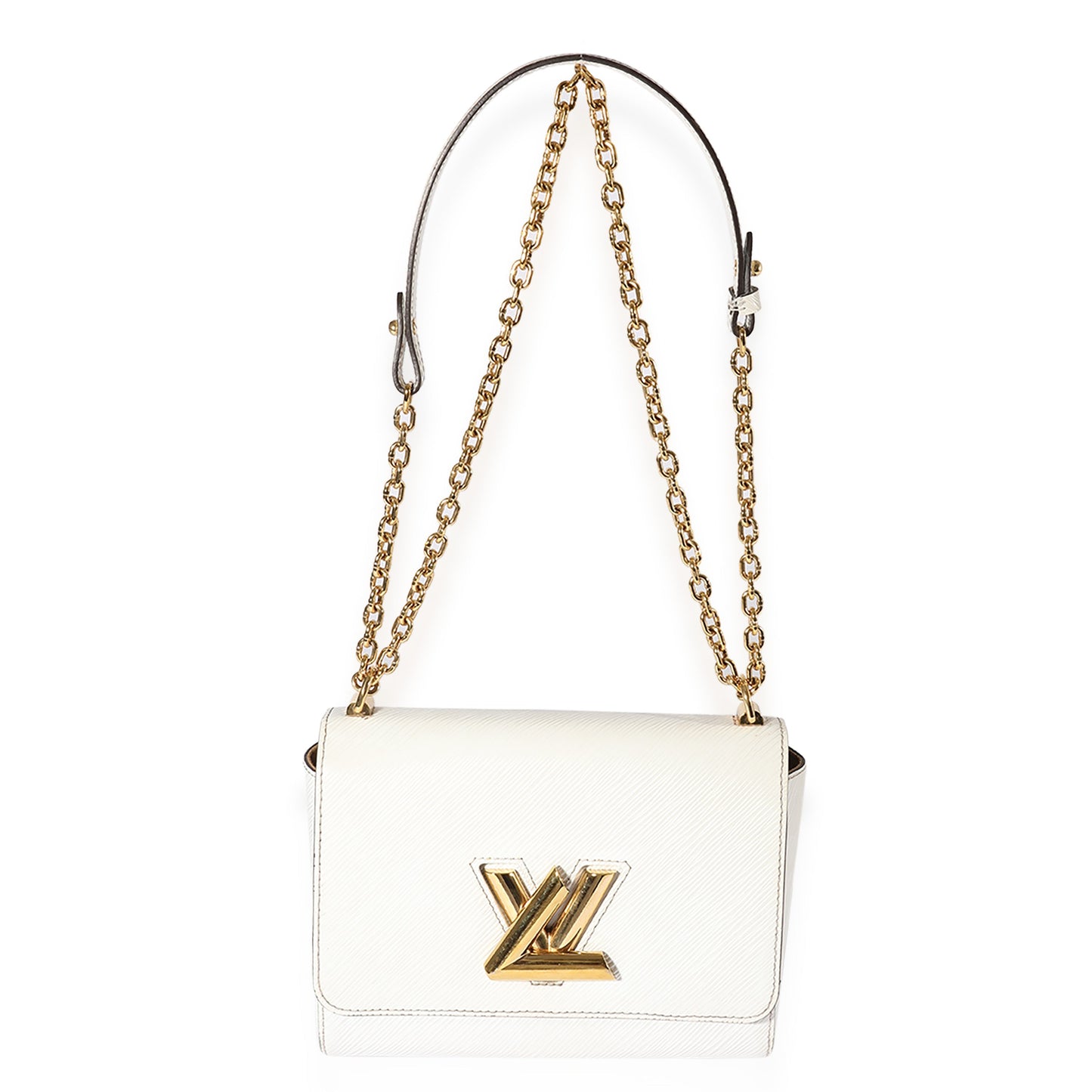 Louis Vuitton Louis Vuitton White Epi Twist MM
