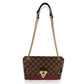 Louis Vuitton Louis Vuitton Damier Ebene & Bordeaux Taurillon Vavin PM