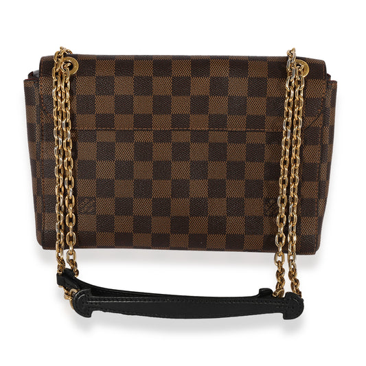 Louis Vuitton Louis Vuitton Damier Ebene & Bordeaux Taurillon Vavin PM