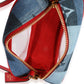 Louis Vuitton Louis Vuitton Denim Patchwork & Red Leather PVC Beach Pouch