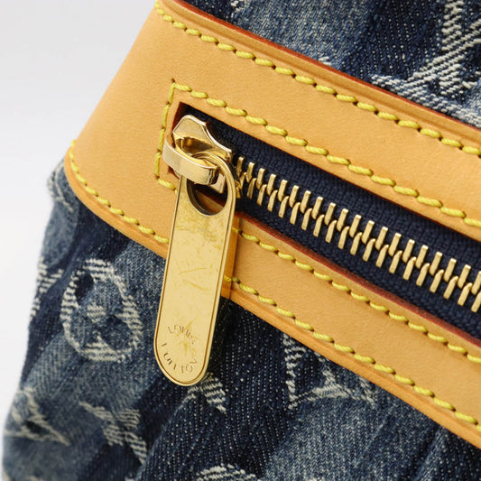 Louis Vuitton Monogram Denim Porte Epaule Raye GM Shoulder Bag