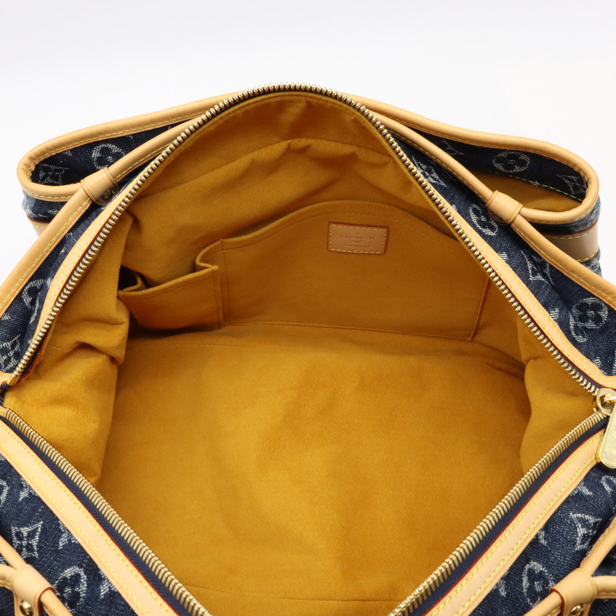 Louis Vuitton Monogram Denim Porte Epaule Raye GM Shoulder Bag