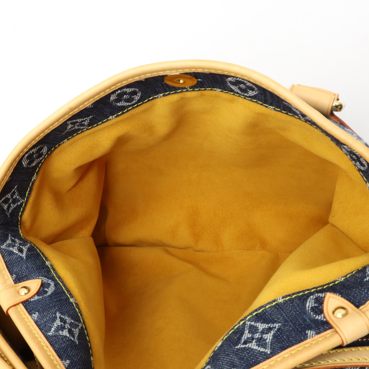 Louis Vuitton Monogram Denim Porte Epaule Raye GM Shoulder Bag