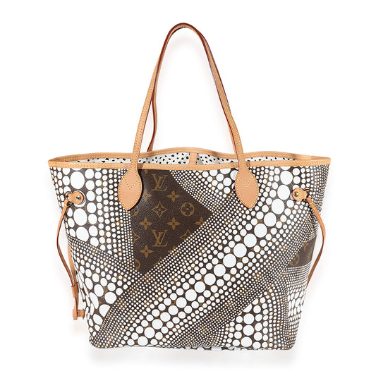 Louis Vuitton Louis Vuitton x Yayoi Kusama White Infinity Dots Monogram Canvas Neverfull MM