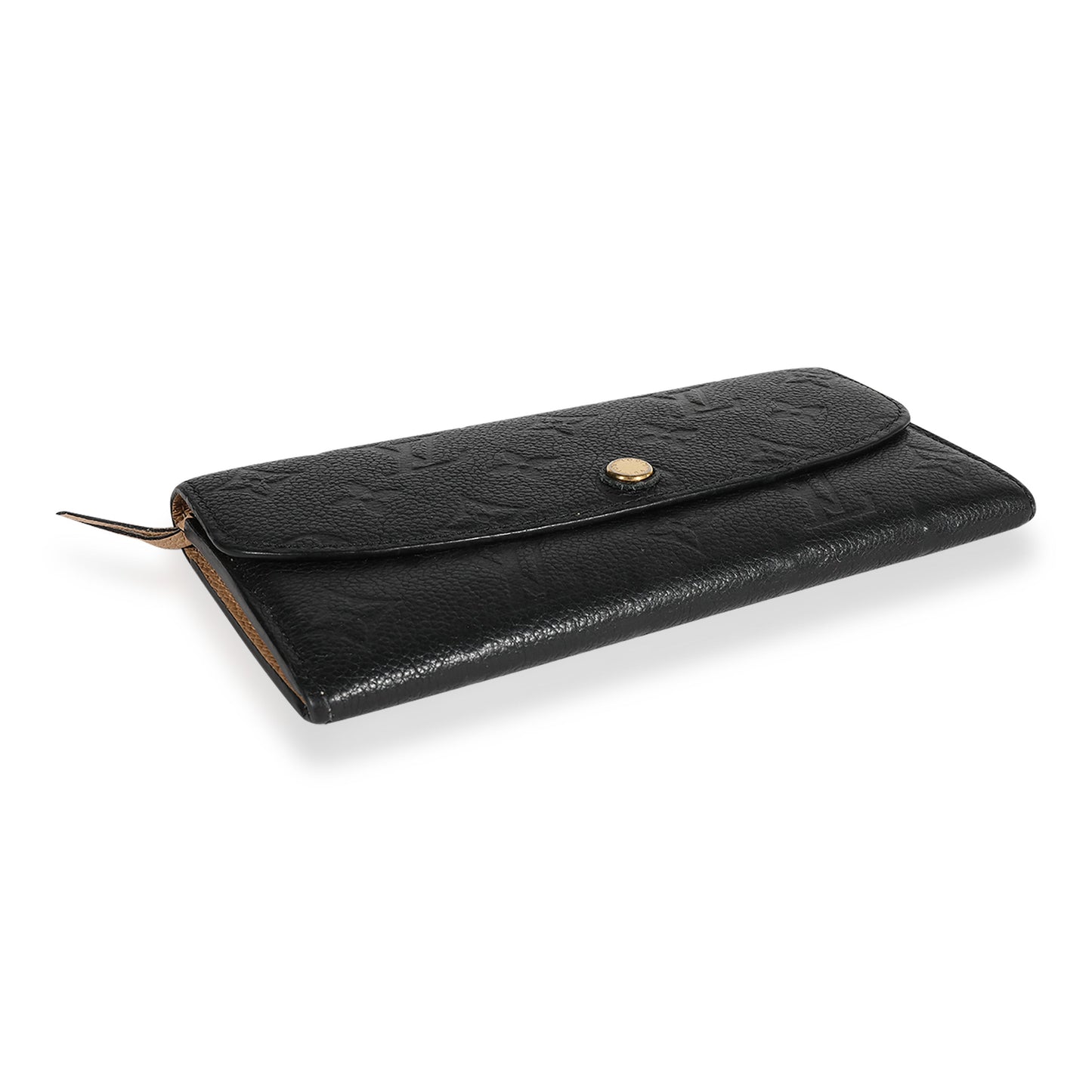 Louis Vuitton Louis Vuitton Black Monogram Empreinte Emilie Wallet