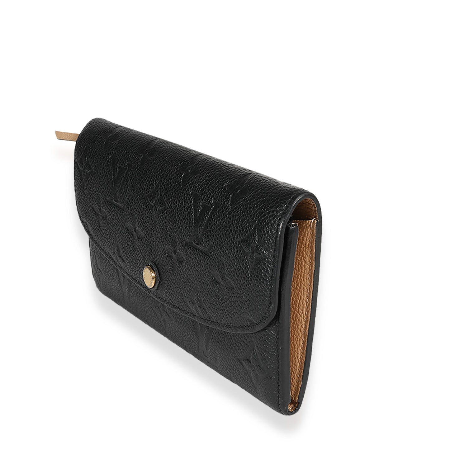 Louis Vuitton Louis Vuitton Black Monogram Empreinte Emilie Wallet