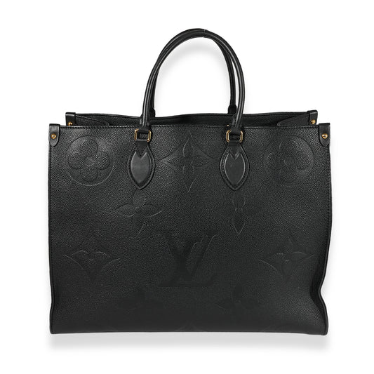 Louis Vuitton Louis Vuitton Black Monogram Empreinte Onthego GM