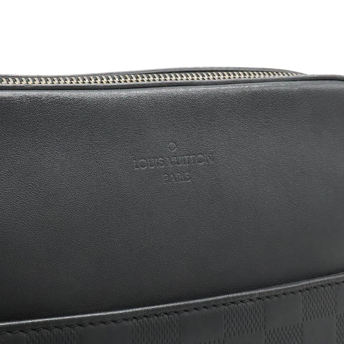 Louis Vuitton Damier Infini Leather Pochette District Shoulder Bag