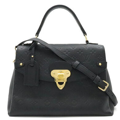Louis Vuitton Monogram Emplant Leather Implant Georges MM Shoulder Bag