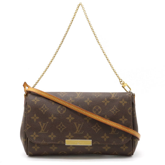 Louis Vuitton Monogram Favorite MM Shoulder Bag Pouch 2Way
