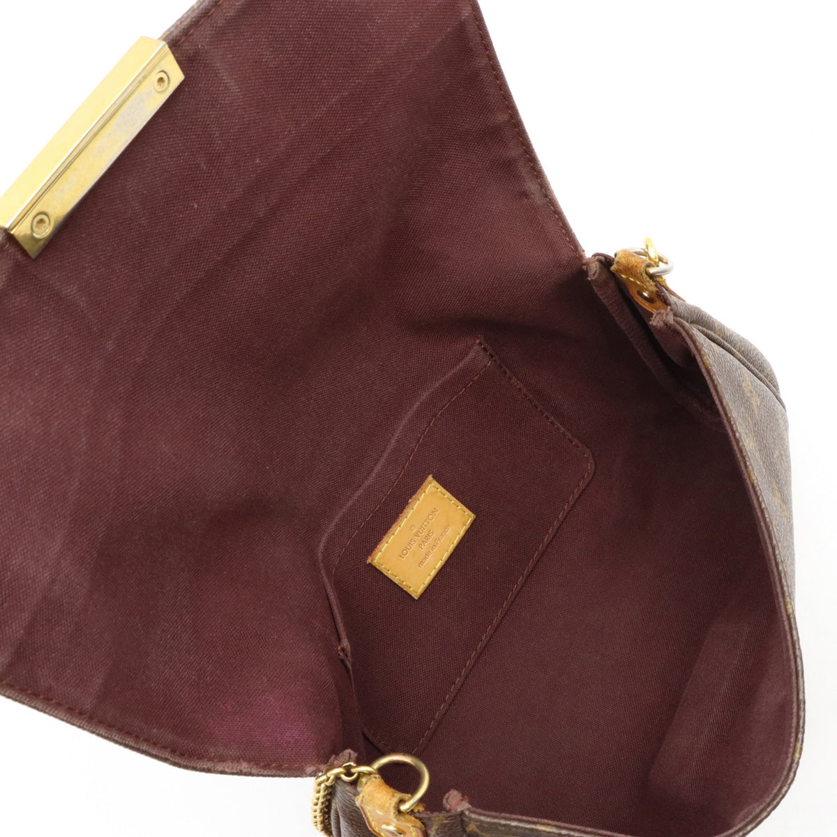 Louis Vuitton Monogram Favorite MM Shoulder Bag Pouch 2Way