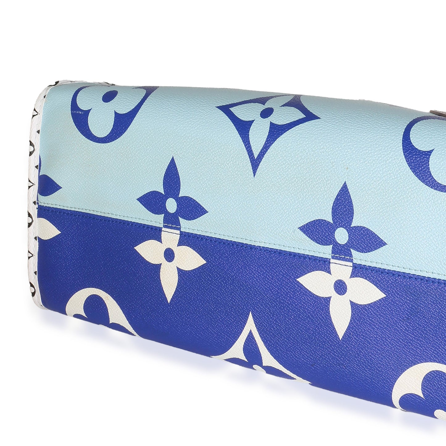 Louis Vuitton Blue Monogram Giant Canvas Hamptons Onthego GM