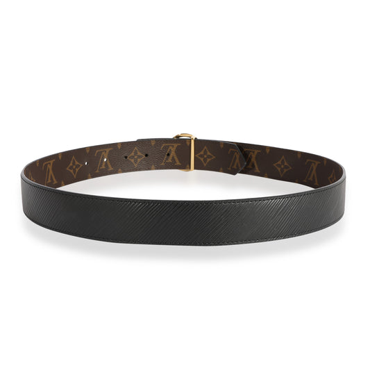 Louis Vuitton Louis Vuitton Reversible Monogram Canvas & Epi Leather 35mm LV Circle Belt