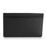 Louis Vuitton Black Epi Card Holder