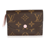 Louis Vuitton Monogram Canvas & Rose Ballerine Rosalie Wallet