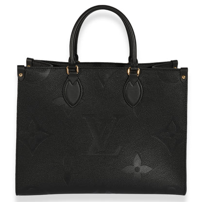 Louis Vuitton Louis Vuitton Black Monogram Empreinte Onthego MM