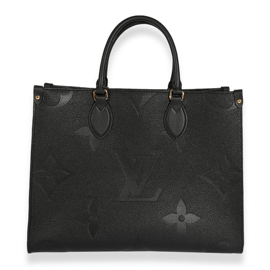Louis Vuitton Louis Vuitton Black Monogram Empreinte Onthego MM
