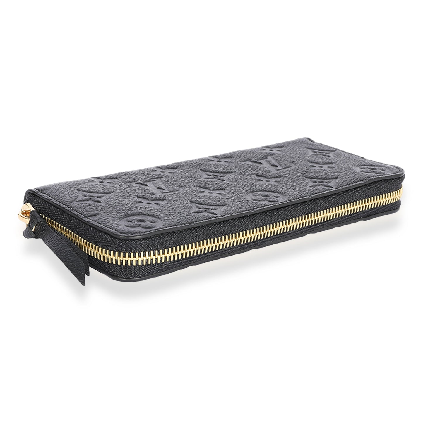 Louis Vuitton Louis Vuitton Black Monogram Empreinte Clémence Wallet