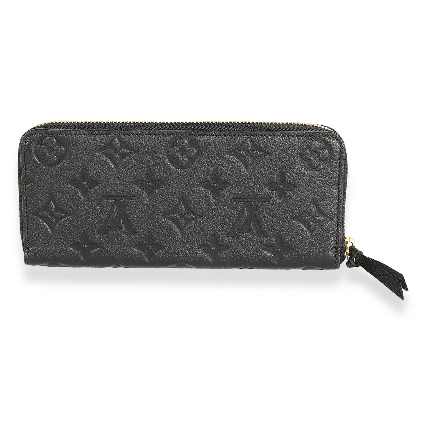 Louis Vuitton Louis Vuitton Black Monogram Empreinte Clémence Wallet