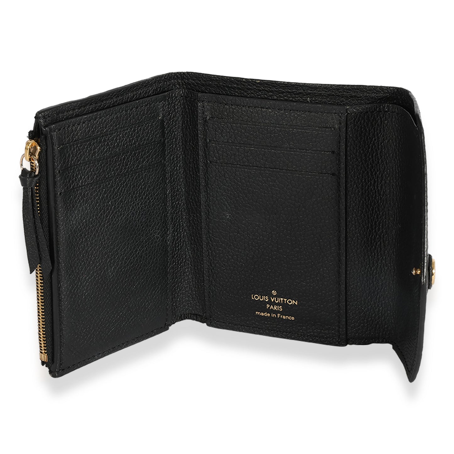 Louis Vuitton Louis Vuitton Black Monogram Empreinte Victorine Wallet