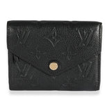 Louis Vuitton Louis Vuitton Black Monogram Empreinte Victorine Wallet