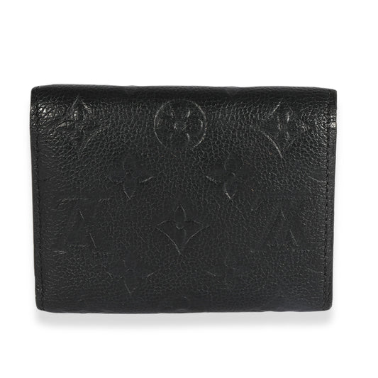 Louis Vuitton Louis Vuitton Black Monogram Empreinte Victorine Wallet