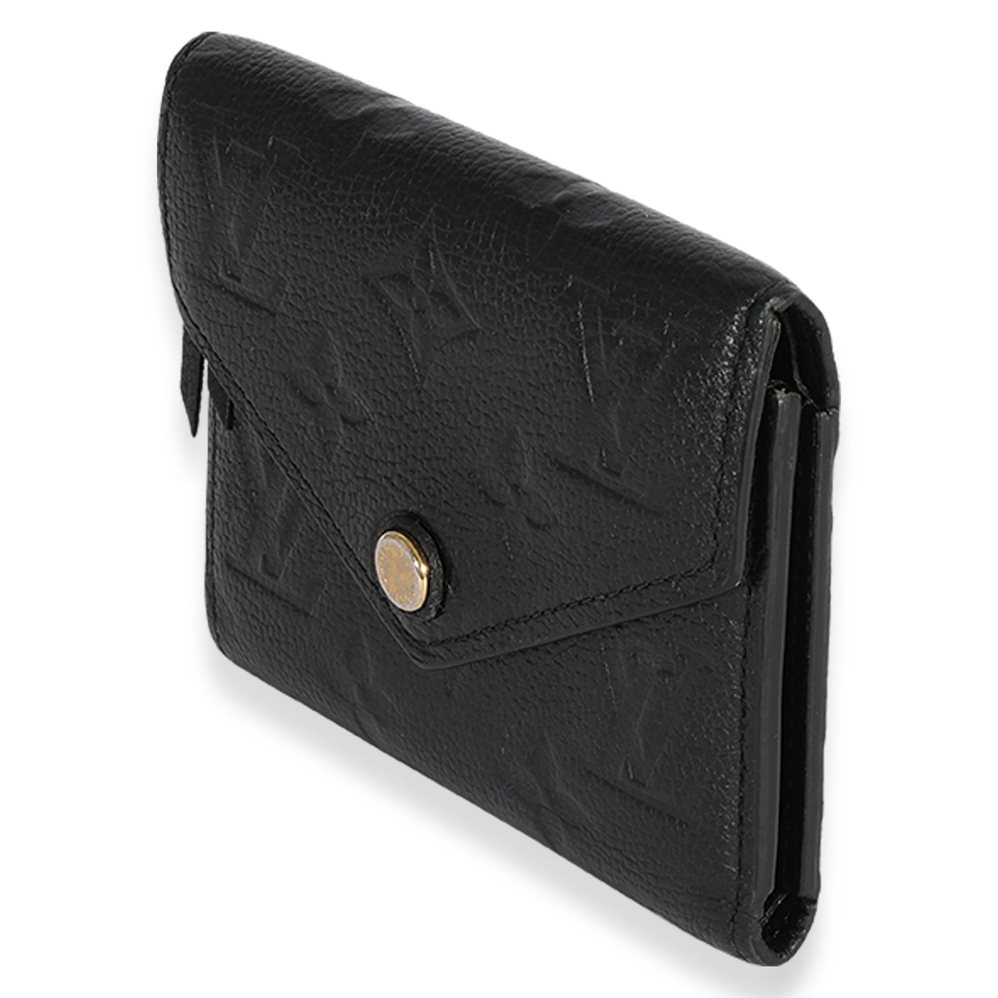 Louis Vuitton Louis Vuitton Black Monogram Empreinte Victorine Wallet