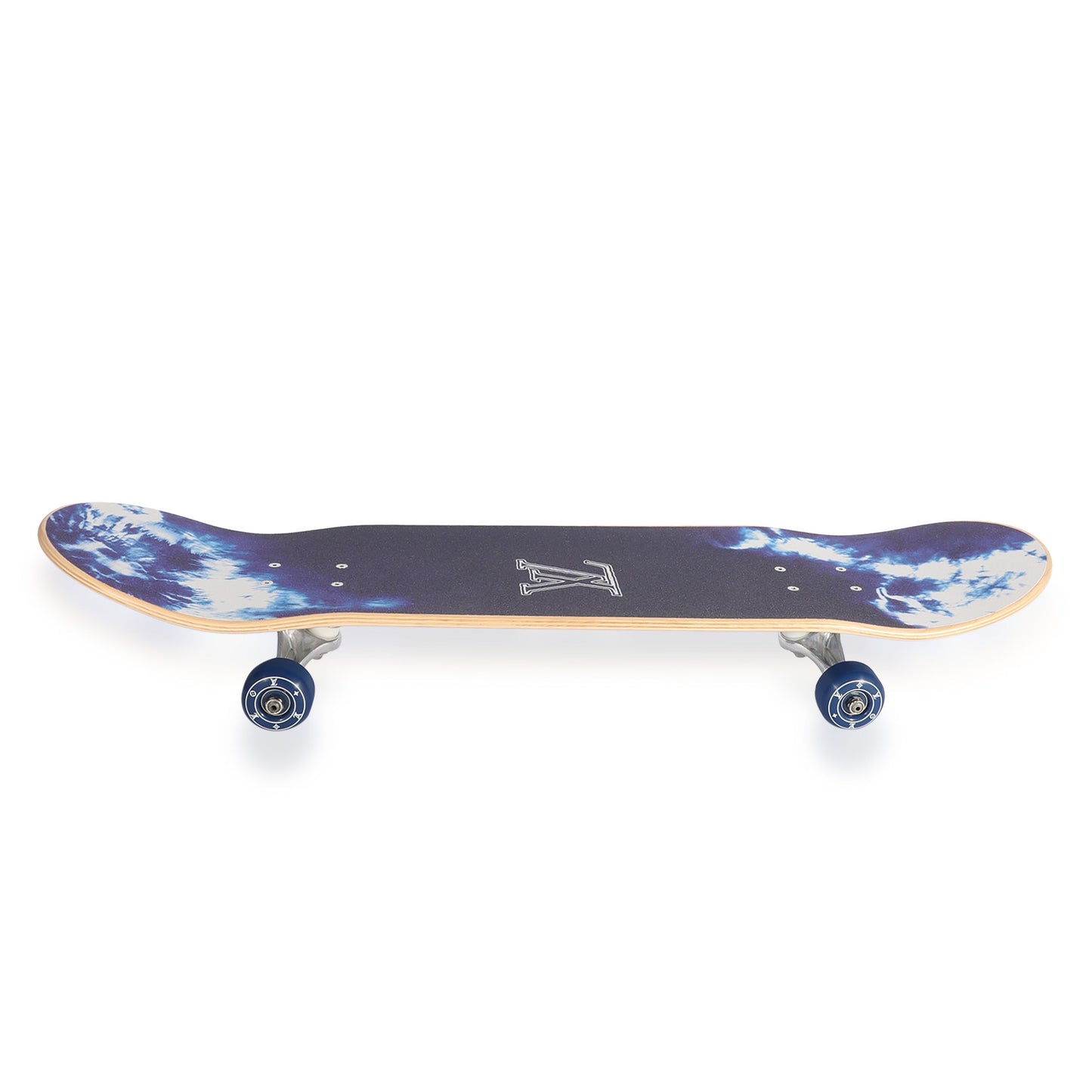 Louis Vuitton Blue Monogram Bandana Tie Dye Skateboard