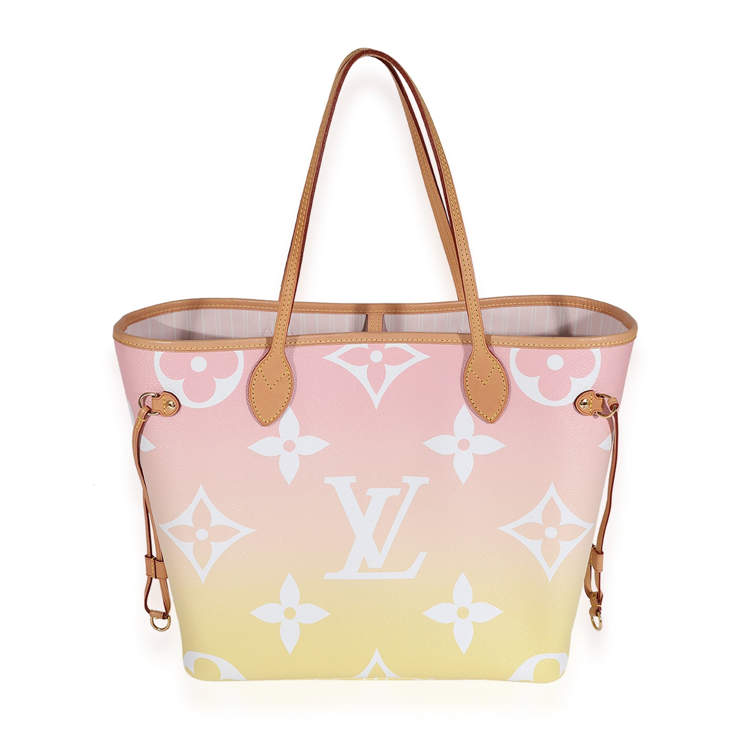 Louis Vuitton Louis Vuitton Pink & Yellow Monogram Giant By The Pool Neverfull MM