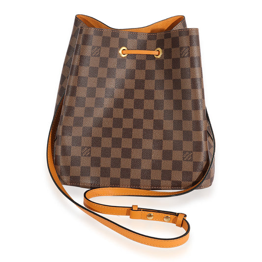 Louis Vuitton Louis Vuitton Damier Ebene & Saffron NéoNoé MM
