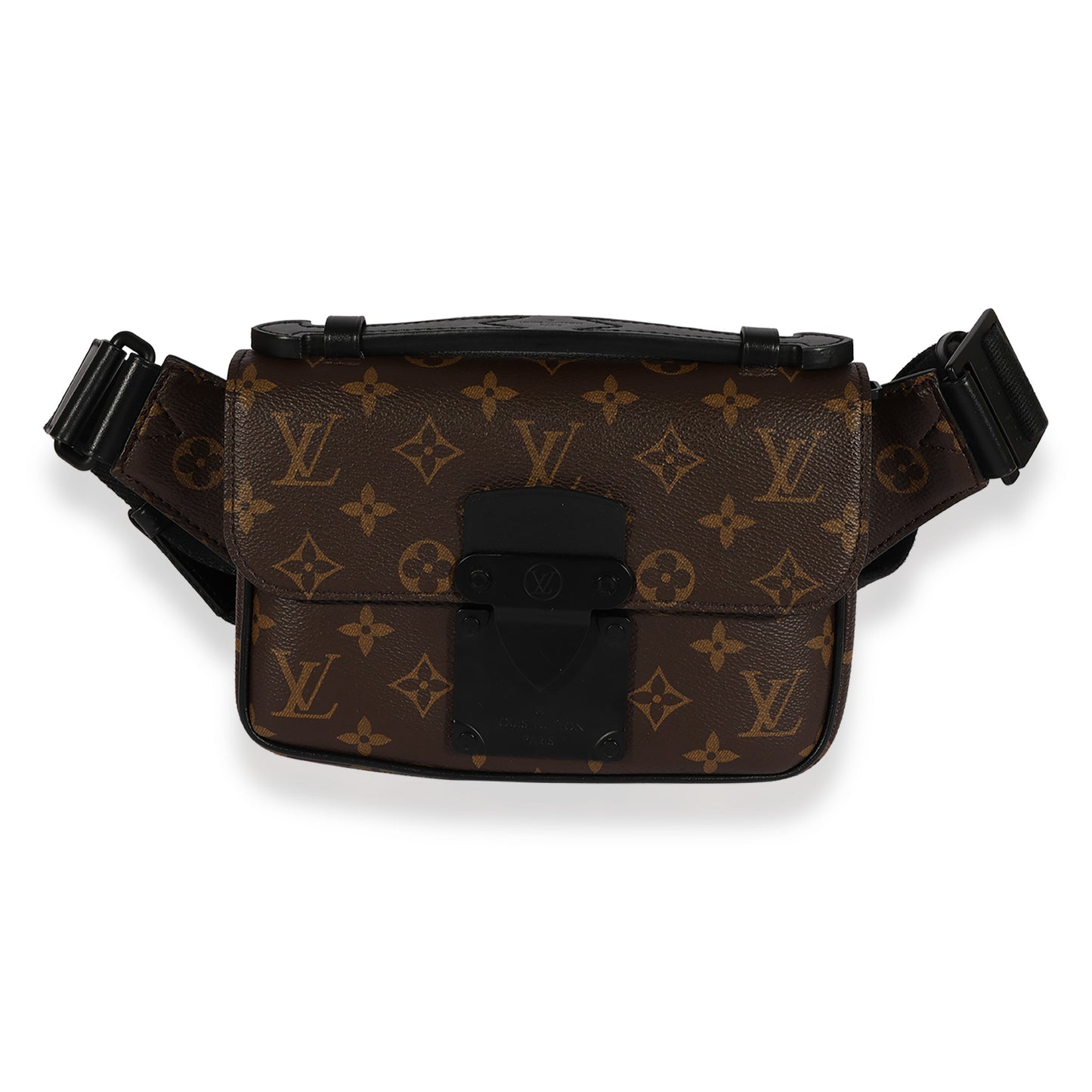 Louis Vuitton Louis Vuitton Monogram Macassar S Lock Sling Bag