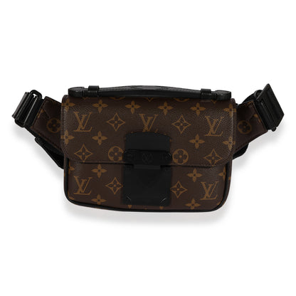 Louis Vuitton Louis Vuitton Monogram Macassar S Lock Sling Bag