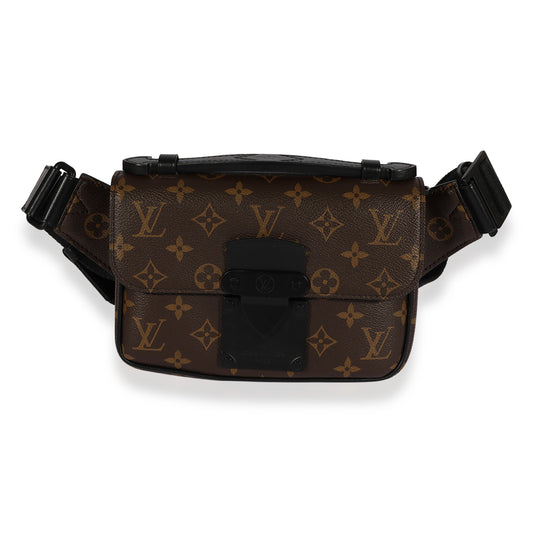 Louis Vuitton Louis Vuitton Monogram Macassar S Lock Sling Bag