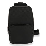Louis Vuitton Black Damier Infini Avenue Sling Bag
