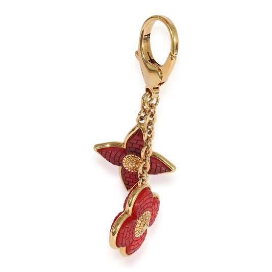Louis Vuitton Louis Vuitton Gold-Tone & Red Resin Bijoux Bag Charm