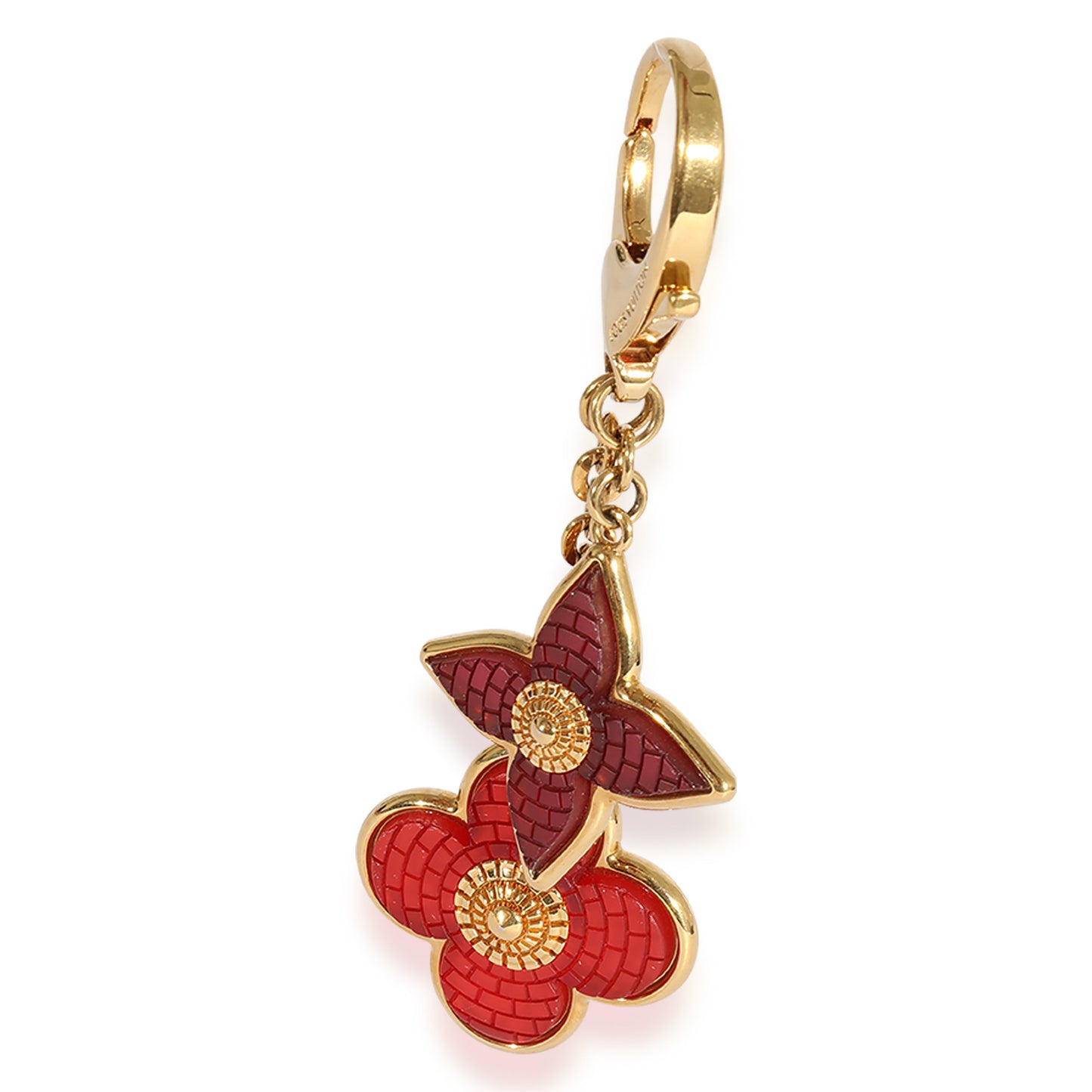 Louis Vuitton Louis Vuitton Gold-Tone & Red Resin Bijoux Bag Charm
