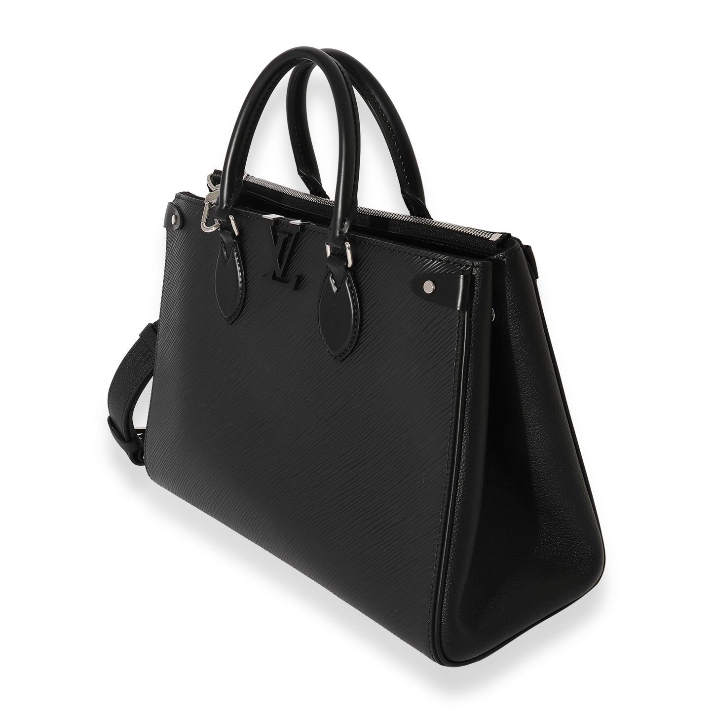 Louis Vuitton Louis Vuitton Black Epi Leather Grenelle MM Tote