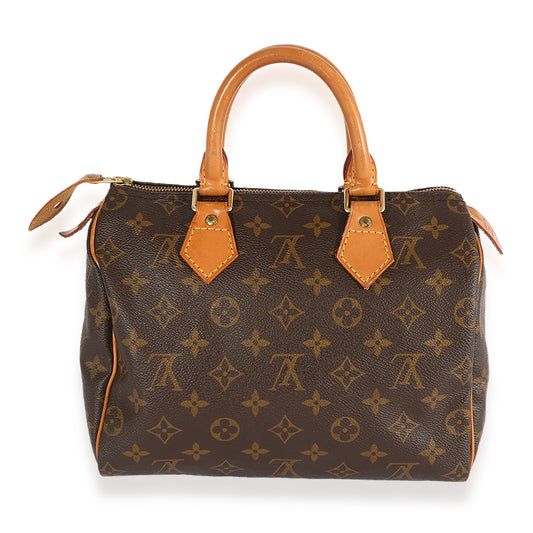 Louis Vuitton Louis Vuitton Monogram Canvas Speedy 25