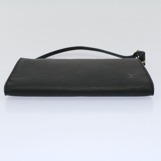 Louis Vuitton Pochette Accessoire  Leather Clutch Bag