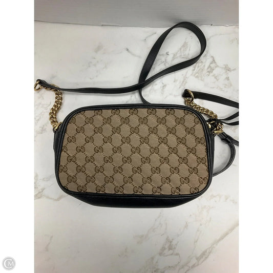 Crossbody Luxury Designer By Gucci, Size: Large