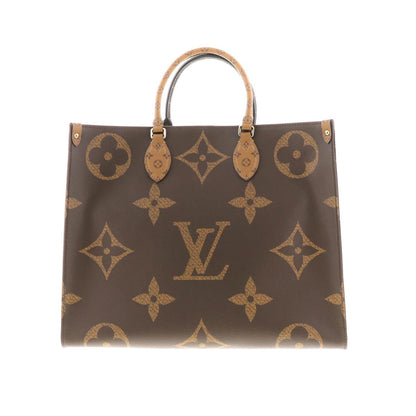 Louis Vuitton OntheGo GM Tote Bag Monogram Giant Reverse Monogram Brown