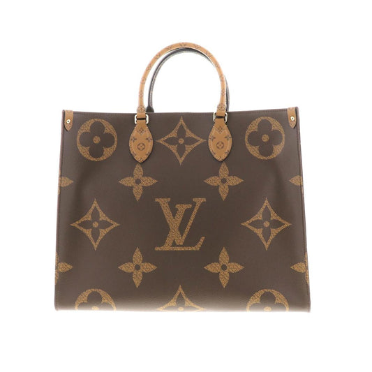Louis Vuitton OntheGo GM Tote Bag Monogram Giant Reverse Monogram Brown