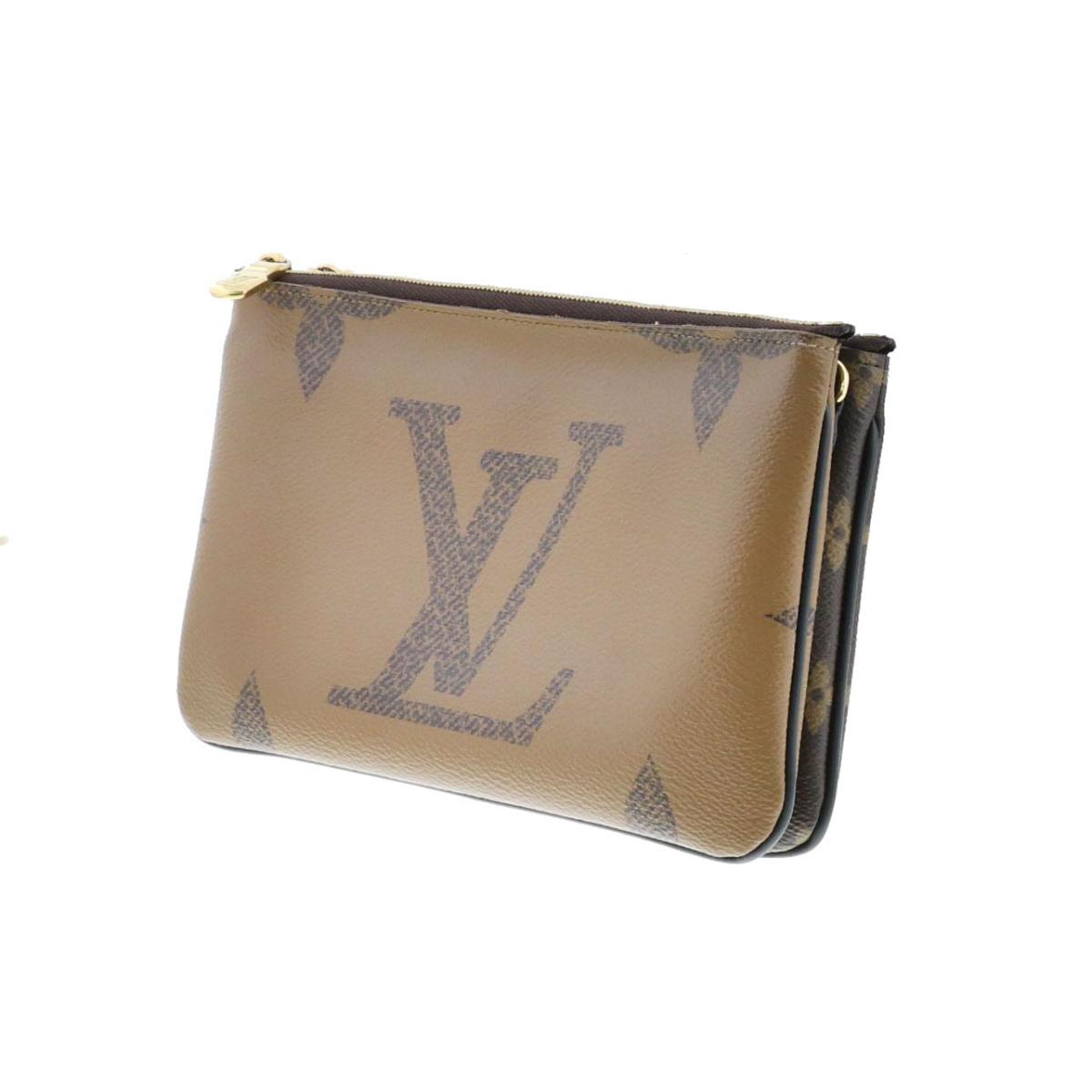 Louis Vuitton Reverse Monogram Pochette Double Zip