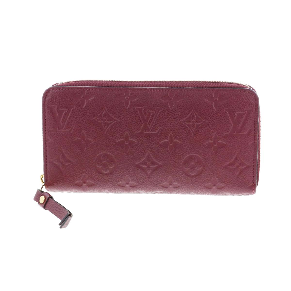 Louis Vuitton MonogramEmpreinte Raisin Bordeaux Zippy Long Wallet