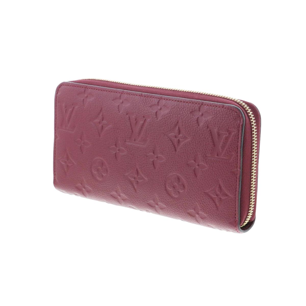 Louis Vuitton MonogramEmpreinte Raisin Bordeaux Zippy Long Wallet