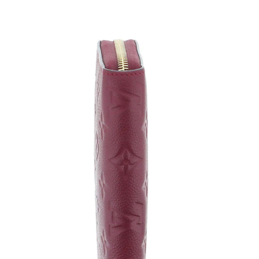 Louis Vuitton MonogramEmpreinte Raisin Bordeaux Zippy Long Wallet