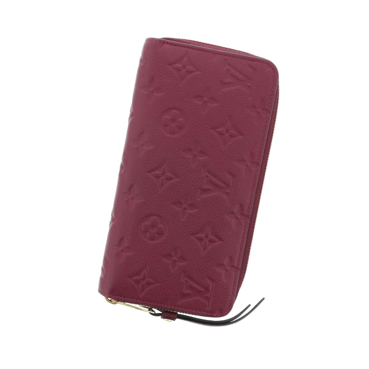 Louis Vuitton MonogramEmpreinte Raisin Bordeaux Zippy Long Wallet