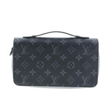 Louis Vuitton Monogram Eclipse  Zippy Long Wallet