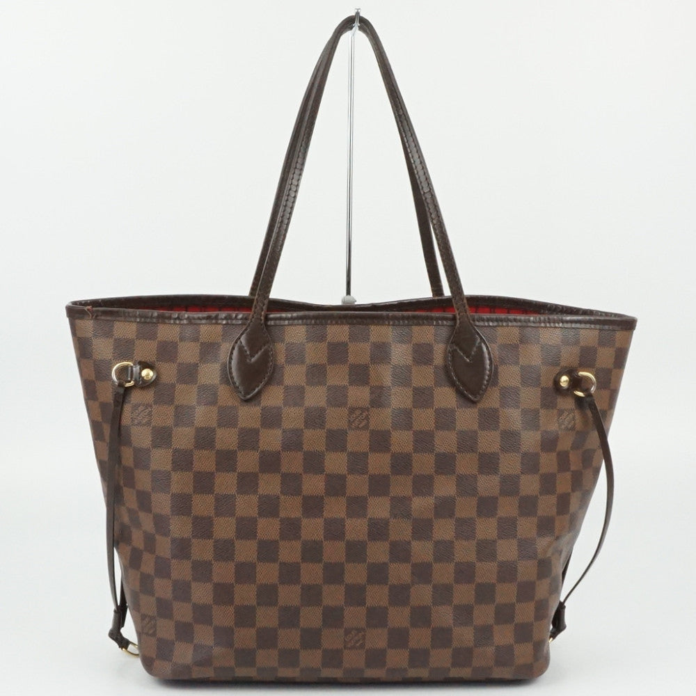 Louis Vuitton Neverfull MM Damier Ebene Canvas Tote Bag