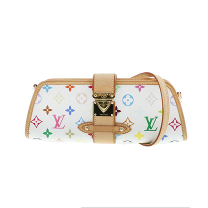 Louis Vuitton Shirley Multicolor Canvas Shoulder Bag White